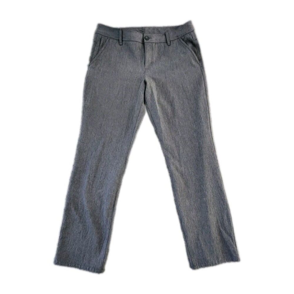 Eddie Bauer Travex Pants Womens 10 Gray Straight Leg Stretch Office Dress Hiking